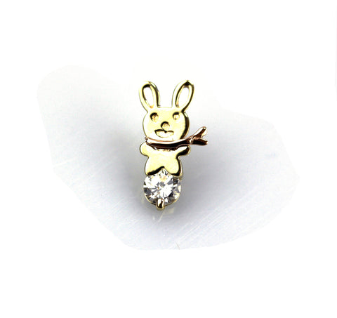 Bernice Diamond Yellow Gold Nail Stud