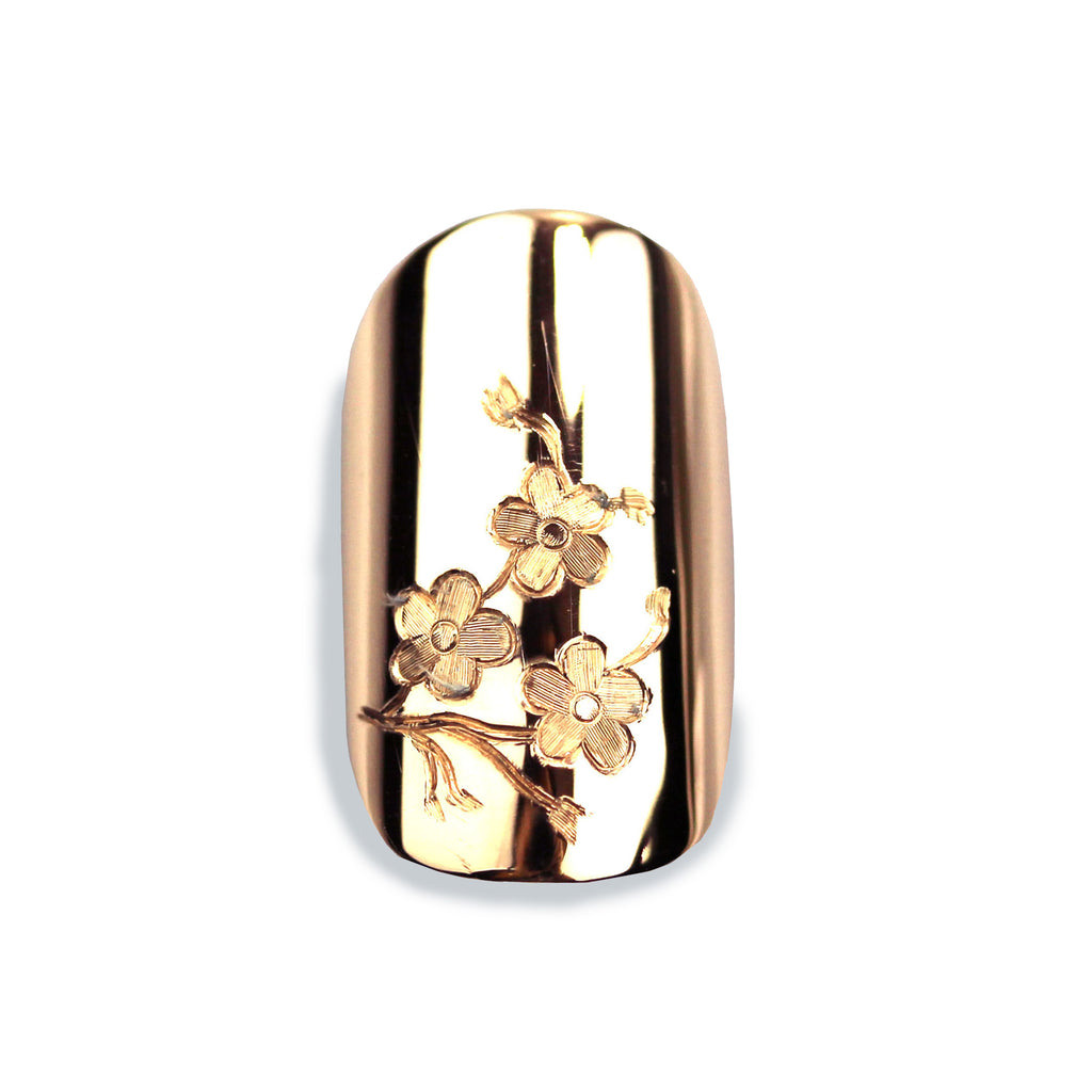 Cherri Sporty Square Rose Gold Nail