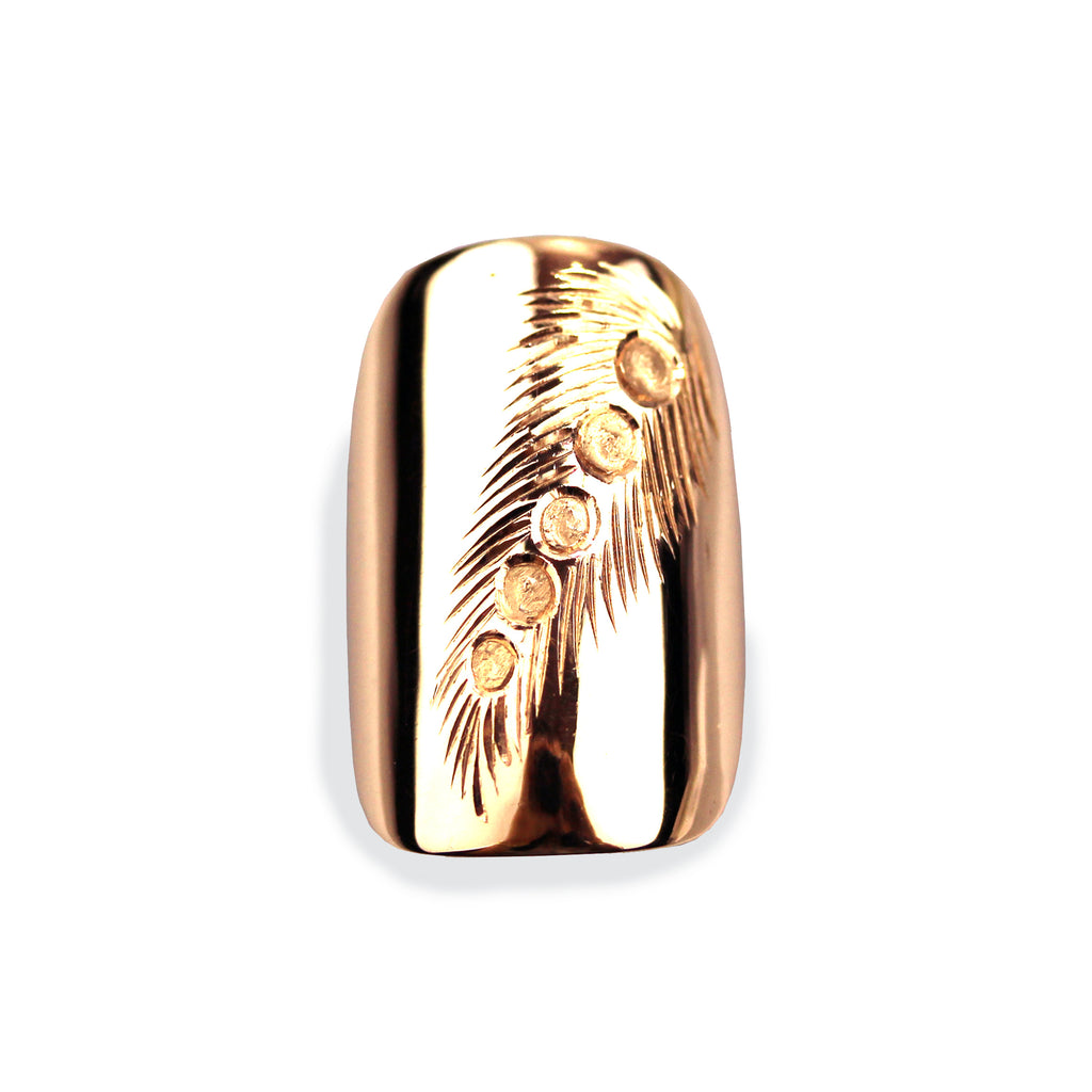 Felicity Square Rose Gold Nail