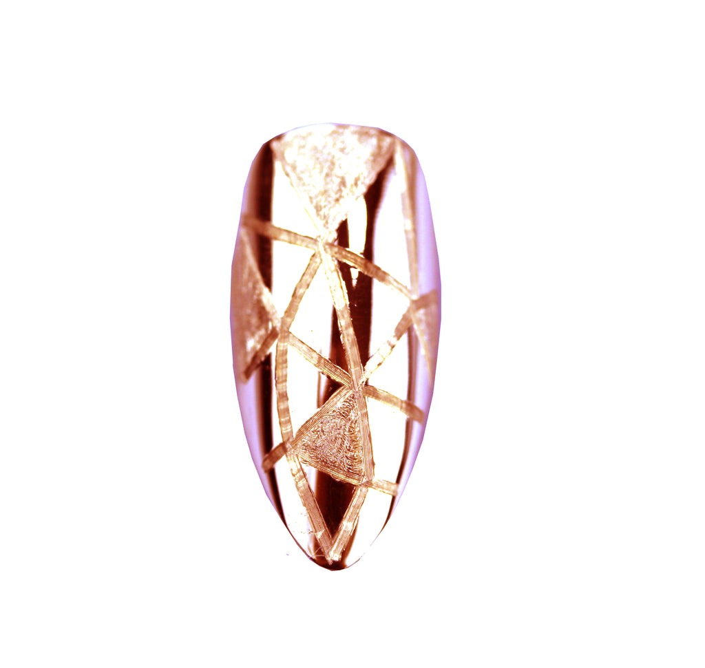 Gia Long Pointy Rose Gold Nail