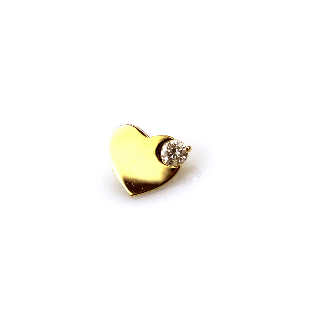 Lola Diamond Yellow Gold Nail Stud