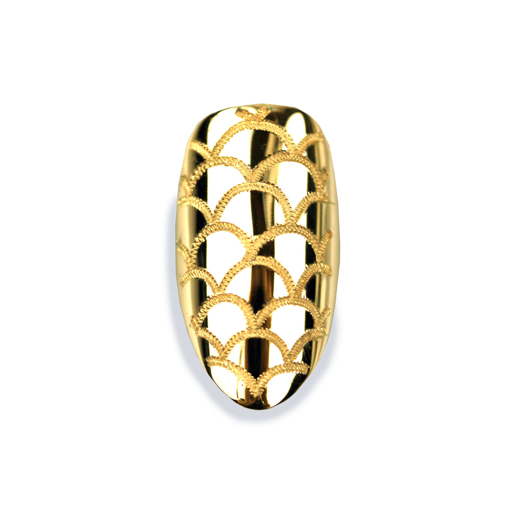 Melina Pointy Yellow Gold Nail