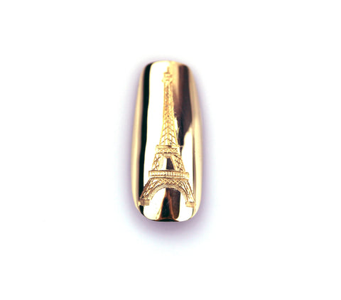 Paris Long Square Yellow Gold Nail