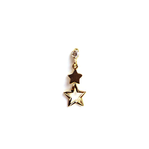 Stacey Diamond Yellow Gold Nail Stud