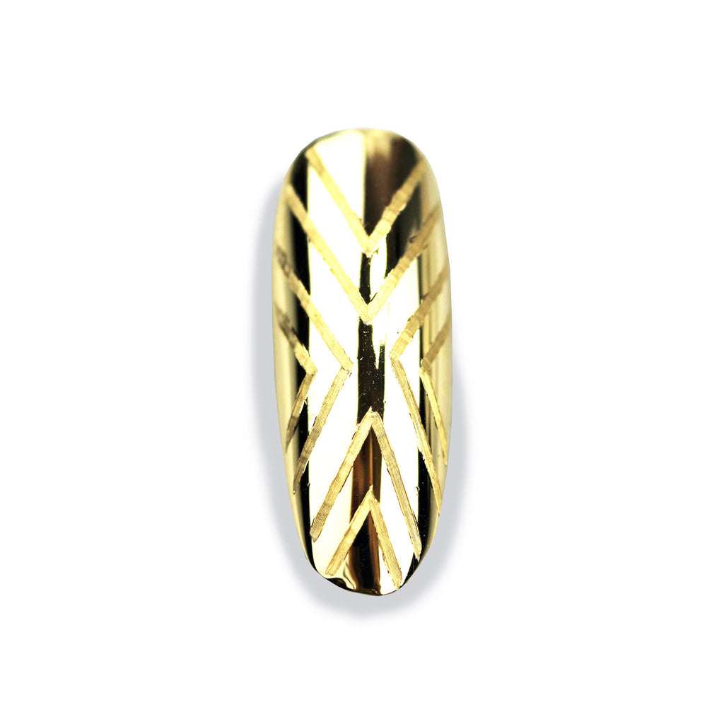 Xena Long Round Yellow Gold Nail