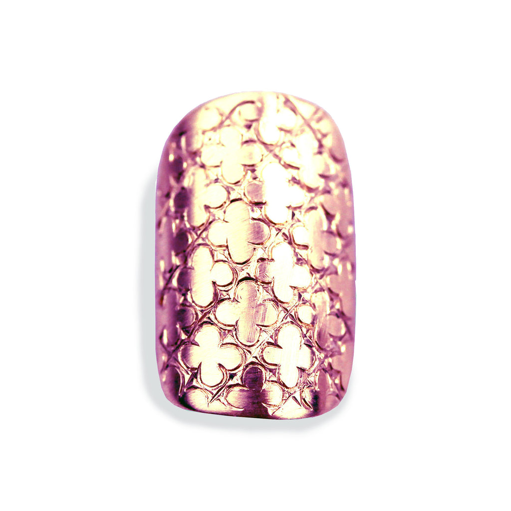 Chloe Sporty Square Rose Gold Nail
