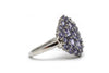 Light Purple Tourmaline Ring in Platinum Plated Sterling Silver