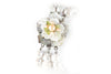 Flower Mother of Pearl and Pearl Bracelet with Sterling Silver