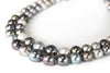 Multi-color Double Strand Tahitian Pearl Necklace