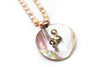 Freshwater Pearl and Blister Pearl Necklace with Sterling Silver and CZ