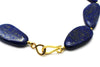 Lapis Lazuli Necklace with Gold over Sterling Silver