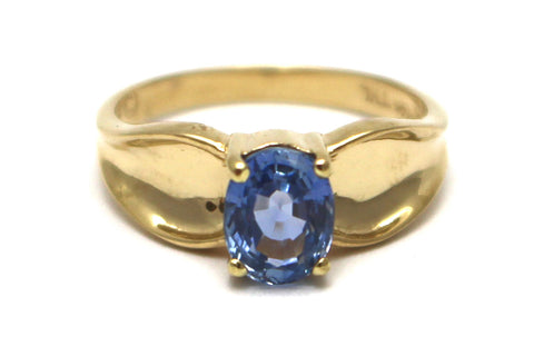 Sapphire Ring in 14KY