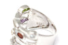 Multi-gemstone Ring in Sterling Silver