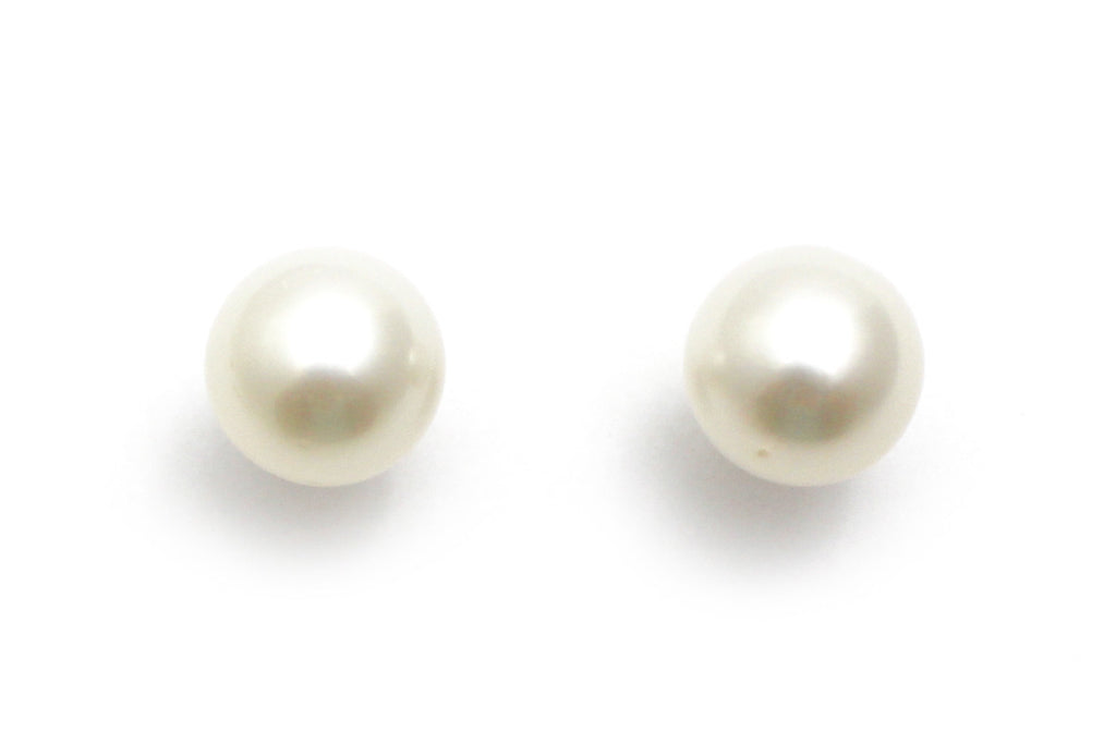 12.5mm South Sea Pearl Earrings in 14k Yellow Gold