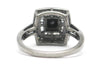Black and White Diamond Ring in 14KT