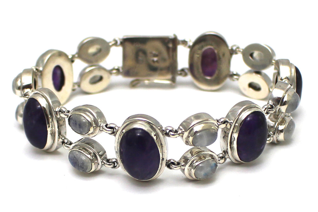 Rainbow Moonstone Bead Bracelet: 6 mm or 8 mm Round Crystals (Premium Grade  Stretch Gemstone Bracelet, Rainbow Moonstone Bracelet)